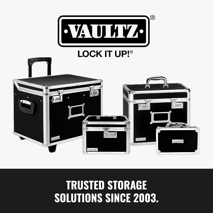 Vaultz Locking Metal Clipboard with Storage, Combination Lock, Black | Holds 8.5 x 11 letter-size paper or a tablet device in place, heavy-duty metal design with reinforced chrome steel corners - Image 11
