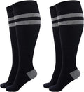 Momcozy Compression Socks for Women Wide Calf, 15-20mmHg Knee High Support Socks for Pregnancy, Nurses, Flying, Travel by Momcozy