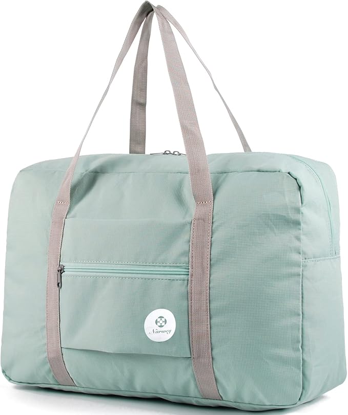 For Spirit Airlines Personal Item Bag Foldable Travel Duffel Bag Tote Carry on Luggage Duffle Overnight for Women and Men by Narwey