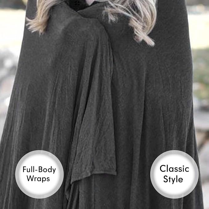 Luxury Cooling Travel Blanket - Stretchy, Lightweight Soft & Breathable Shawl Wraps for Women - Image 7