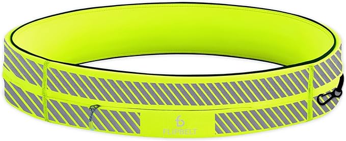 FlipBelt Classic Running Belt, Phone Holder for Running, Money Belt Pouch by FlipBelt