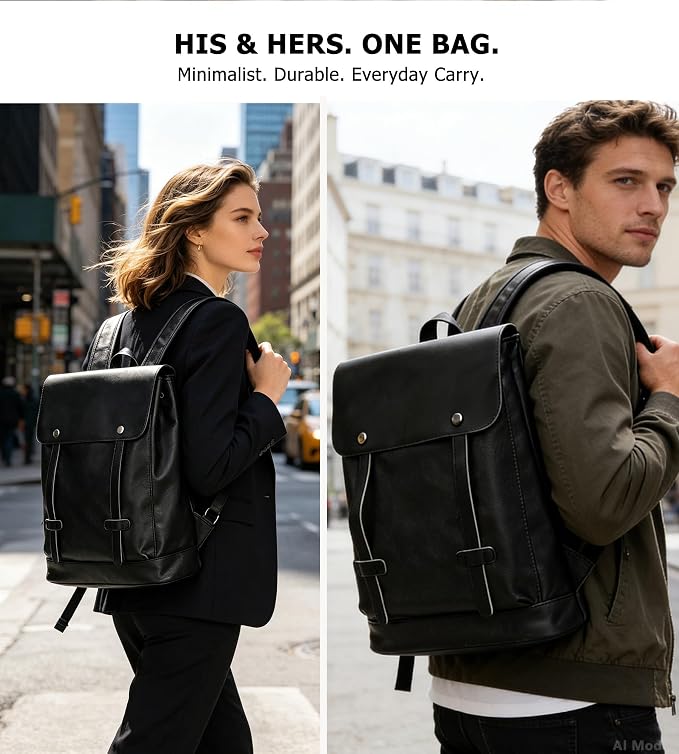 Anti Theft Laptop Backpack for Men Women, Lightweight Travel Bag | Lightweight business backpack, laptop storage and anti-theft travel styling support commute, campus and daily trips - Image 2