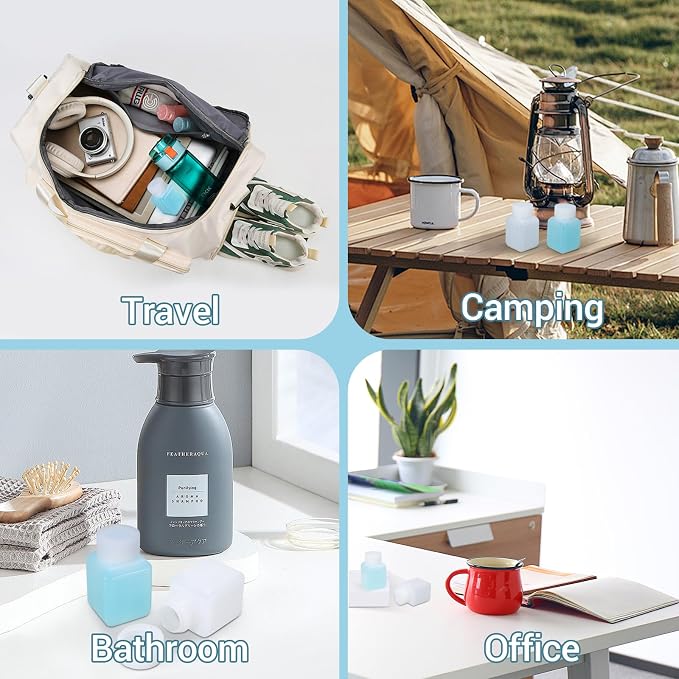 1oz/30ml Leak Proof Plastic Bottles with Caps for Liquids Sample, Reusable Small Bottles Containers for Travel, Camping and Hiking (Translucent, 10 Pcs) - Image 4