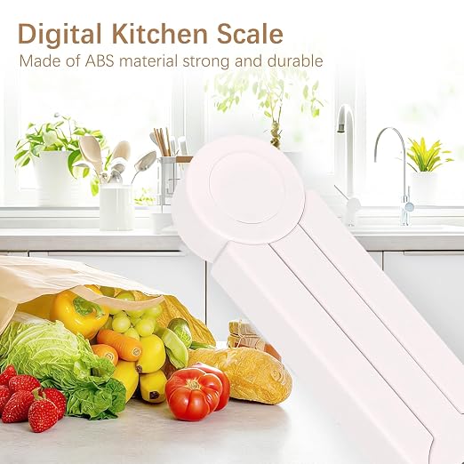 Folding Food Scale, Digital Kitchen Scale, Portable Food Scale Travel Scale for Food, Collapsible Mini Pocket Scale Grams and Ounces, Ideal for Diet Calorie Control Compact Kitchen (White) - Image 8