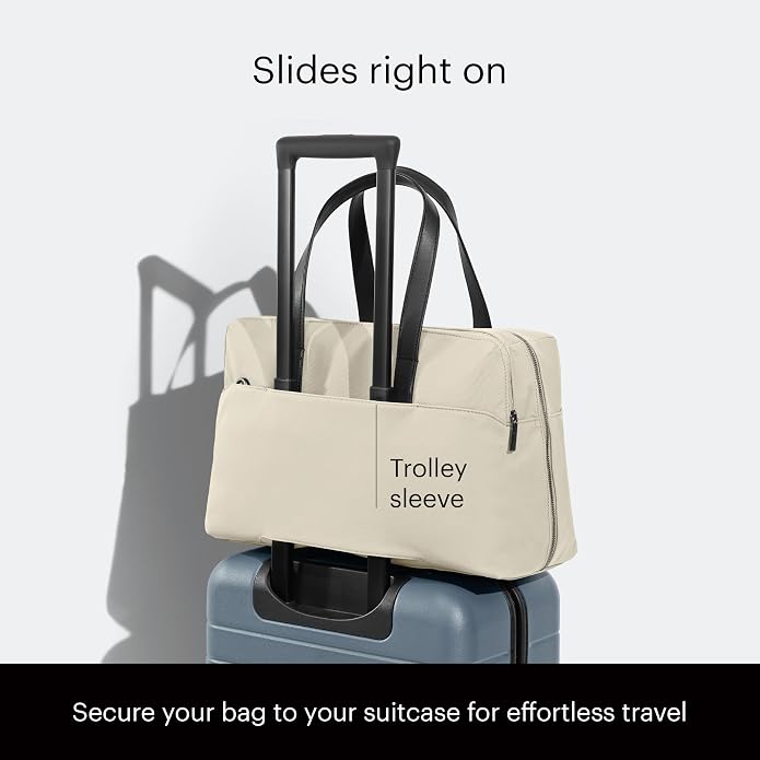 Away The Everywhere Bag, Airline-Approved Carry-On Travel Bag | Water-Repellent Duffel Bag with 16" Padded Laptop Pocket, Trolley Sleeve & Detachable Shoulder Strap - Image 3