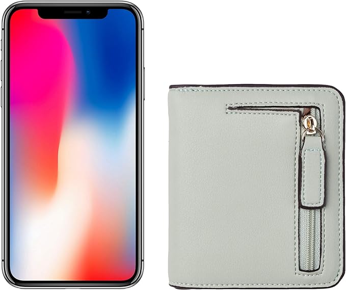 Toughergun Women’s Small Slim Leather Wallet with RFID Protection, Compact Bifold Mini Purse with Clear ID Window - Image 6