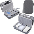 Hard Electronic Organizer Travel Case for MacBook Power Adapter Chargers Cables Power Bank Apple Magic Mouse Apple Pencil USB Flash Disk SD Card Hard Drive Waterproof Shockproof Carrying Case, Grey by Unknown