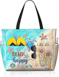 Beach Bag Tote Bags Waterproof Sandproof for Women Large Beach Tote Pool Bag Foldable with Zipper for Travel Weekend by MAHIPOCI