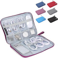 Cable Organizer Bag, Electronics Organizer Case for Tech Accessories | Store chargers, cables, power banks and adapters with elastic loops, mesh pockets and organized compartments for travel. by Unknown