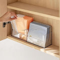 PAVSTINE 2 Pack Clear Medicine Cabinet Organizer, Slim Open Face Mask Storage Box for Sheet Masks and Skincare, Space-Saving Makeup Holder for Bathroom, Vanity, Countertop by PAVSTINE