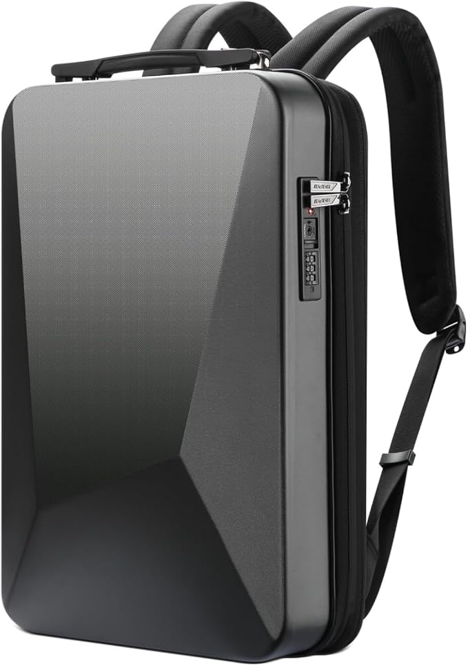 BOPai Hard Shell Tsa Laptop Backpack for Men Gaming Backpack for 17.3 inch Anti Theft Expansion Backpack Light Slim Black Usb Waterproof 15.6 Rucksack by BOPAI