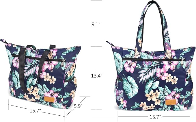 CLOUDMUSIC Shoulder Tote Bag For Nurses Teachers Work Gym Travel Beach Women With Large Capacity Waterproof - Image 4