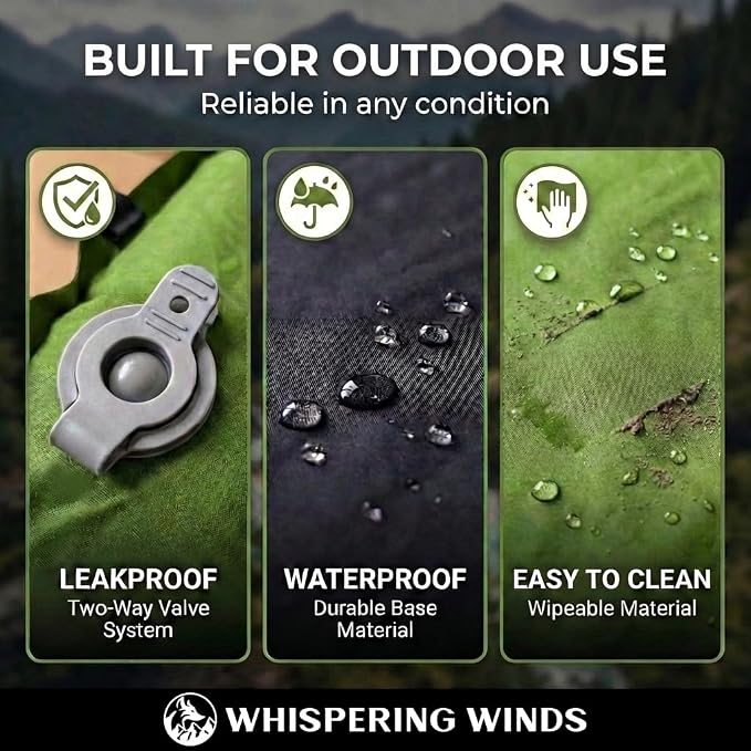 Whispering Winds Inflatable Seat Cushion | Comfortable & Packable Blow-up Foam Pad for Airplane Travel, Stadium Outdoors, Camping, Car & More - Image 5