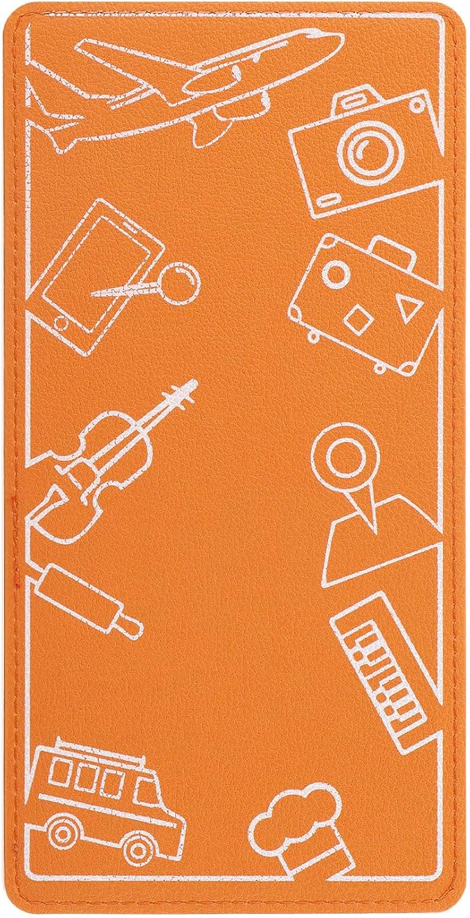Airplane Phone Holder Flexible Flight Cell Phone Holder and Flexible Tablet Stand Airplane Travel Essential Accessories for Most Smartphones, Tablets(Color:Orange) - Image 9