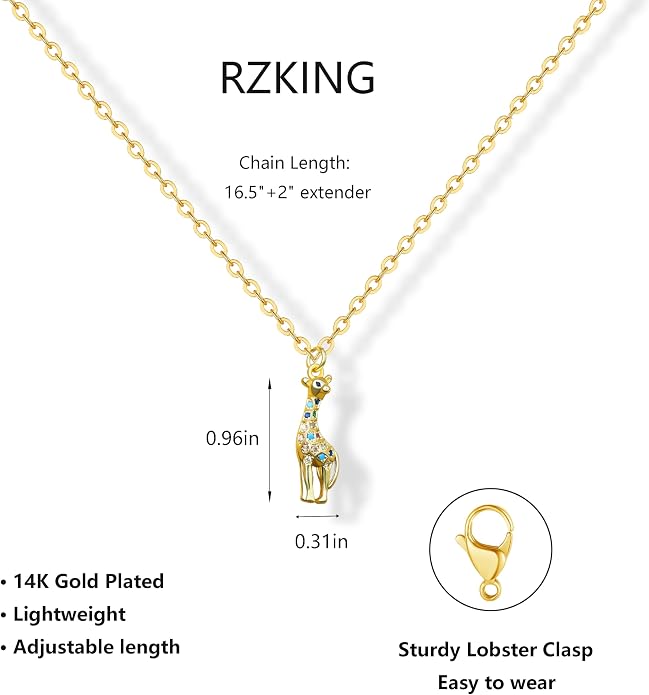 RZKING Golden Necklace for Women, Dainty Butterfly Heart Bow Rose Necklace, Gifts for Best Friend Sister Mom Girlfriend, Graduation Chritmas Birthday Anniversary Thank You Gifts - Image 2