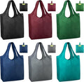 BeeGreen Foldable Travel Bag Reusable Gifts Bags - Reusable Grocery Bags Large Holiday Gifts Cloth Tote With Handles - Bulk Reusable Shopping Bags for Women (Beach Storage Washable Collapsible)​ by BeeGreen
