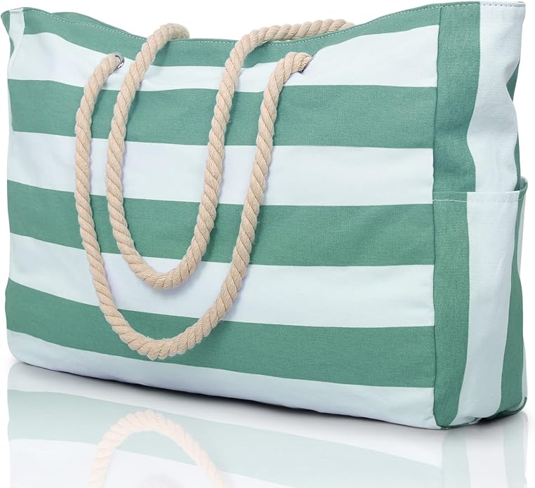 Becokan Beach Bags for Women Large Waterproof Beach Tote Bag Zipper Beach Bags Waterproof Sandproof Swim Pool Bag Large Tote by BecokanBeachBagSpecialist