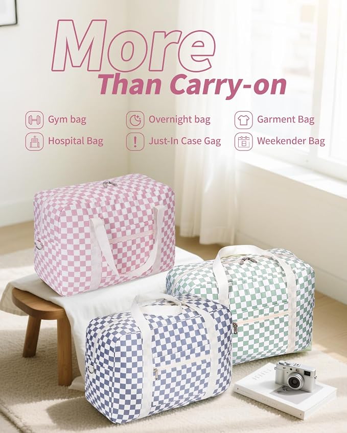 For Spirit Airlines Personal Item Bag Foldable Travel Duffel Bag Tote Carry on Luggage Duffle Overnight for Women and Men - Image 7