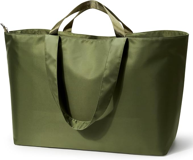 KALIDI 60L Extra Large Beach Tote Oversized Bag Zipper Utility Weekender | Anti Splash Huge Foldable Lightweight Duffle Carrier for Vacation Travel Shopping Reusable Grocery Organize by KALIDI