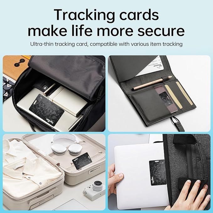 Wallet Tracker Card for iOS & Android,Ultra-Thin IP68 Waterproof | Long Battery Life,orks with Apple Find My & Google Find Hub,Wireless Charging,Perfect for Wallets, Passports, Bags & Pets - Image 7