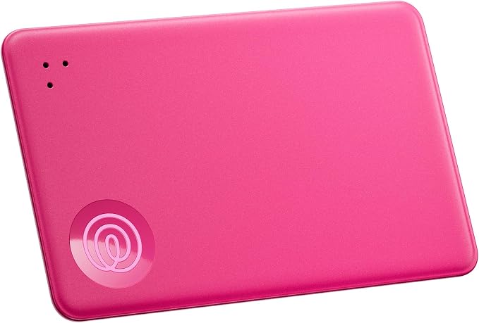 Life360 Tile Slim - Wallet Finder, Bluetooth Tracker and Item Locator for Luggage Tags, Passports and More. Both iOS and Android Compatible. Phone Finder. 1-Pack (Pink Punch) by Life360