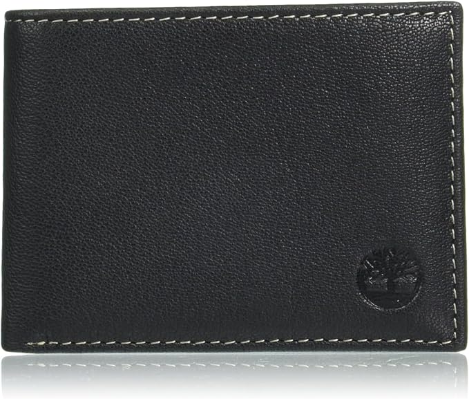Timberland Men's Genuine Leather Passcase Security RFID Wallet by Unknown