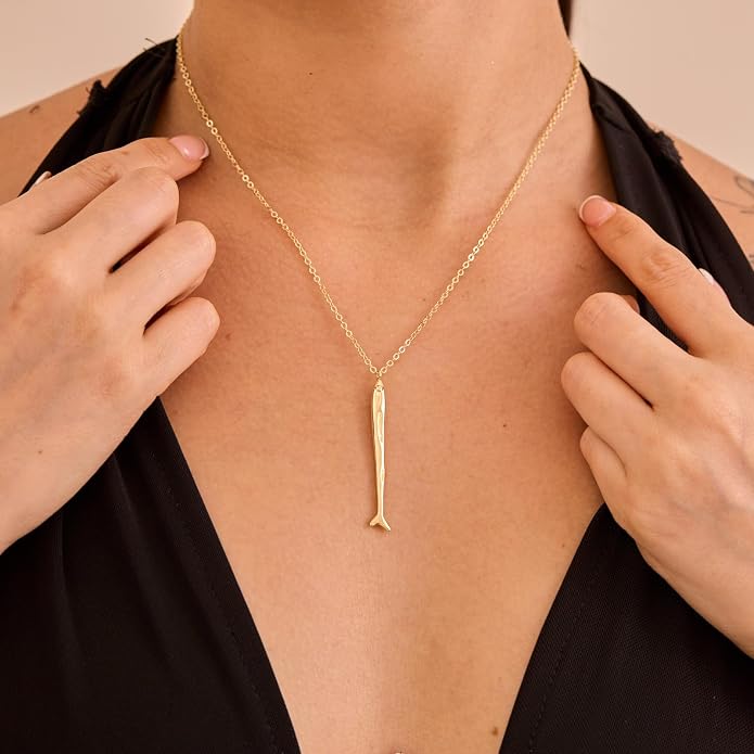 Gold Necklace for Women, Dainty Charm Pendant Necklace Jewelry Gift | 14K Gold Plated, Cute, Delicate, Adults, Non Tarnish, Hypoallergenic, Accessories - Image 3