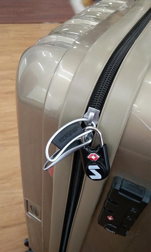 SURE LOCK Mini TSA Approved Keyed Luggage Lock – One Key Opens All, Fits Tight Zipper Gaps & Small Pull Holes, Compact Travel Lock for Suitcases, Backpacks & Handbags - Image 6