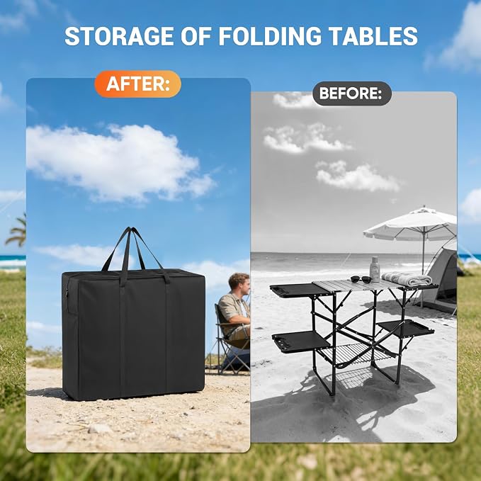 Folding Camping Table Carry Bag 35x4x21in 600D - Image 5