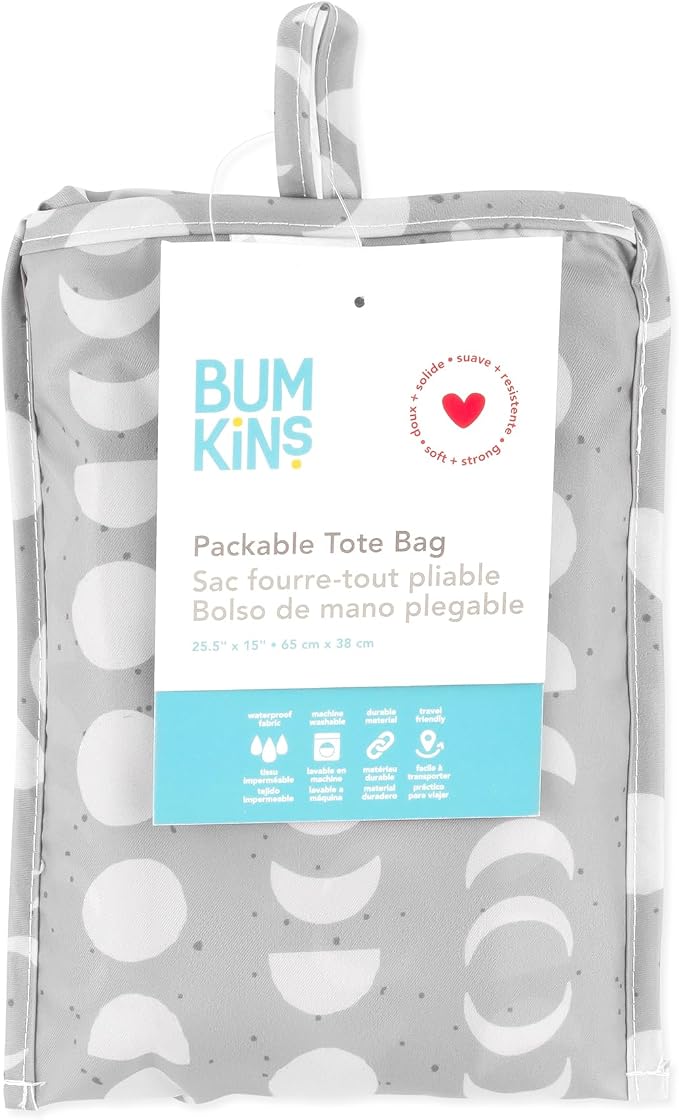 Bumkins Reusable Grocery Shopping Tote Bag for Women, Large Boho Style with Handles, Foldable, Washable, Shoulder Straps - Image 6