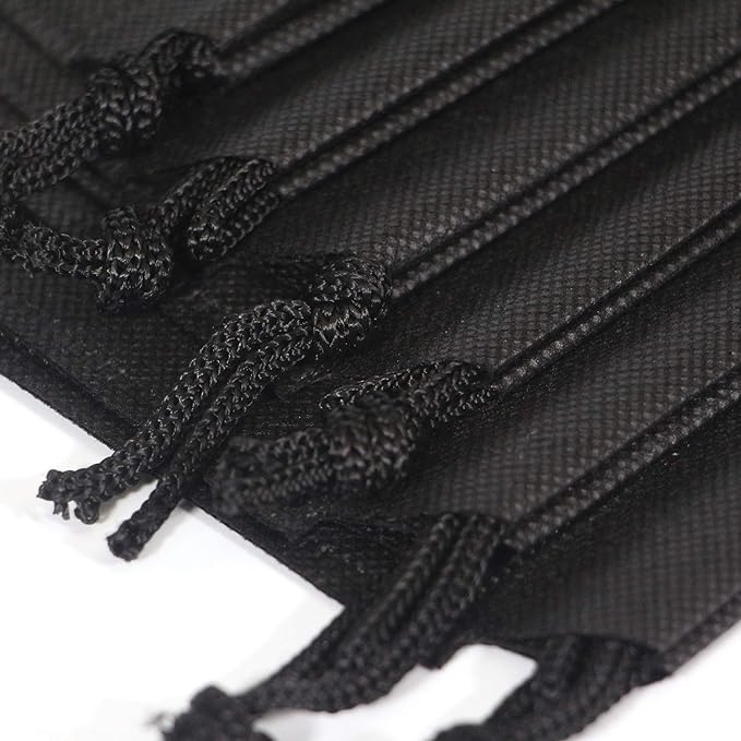 12 Pack Shoe Bags for Travel Non-Woven with Rope for Men and Women Large Shoes Pouch Storage Packing Organizers - Image 5