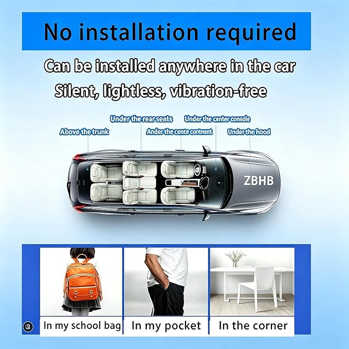 2 Pack GPS Tracker for Vehicles,Hidden Vehicle Locator,No Monthly Fee | Tracker Device for Vehicles,Car GPS Tracker | iOS Only | Magnetic | No SIM Card | Waterproof | Use with “Find My” - Image 2