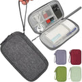 CAAORDKSO Electronic Organizer Travel USB Cable Accessories Case Bag, Waterproof Electronics Accessories Bag Organizer Case for USB, Cable, Cord, Charger, Phone, Power Bank, Earphone (Dark Gray) by Unknown