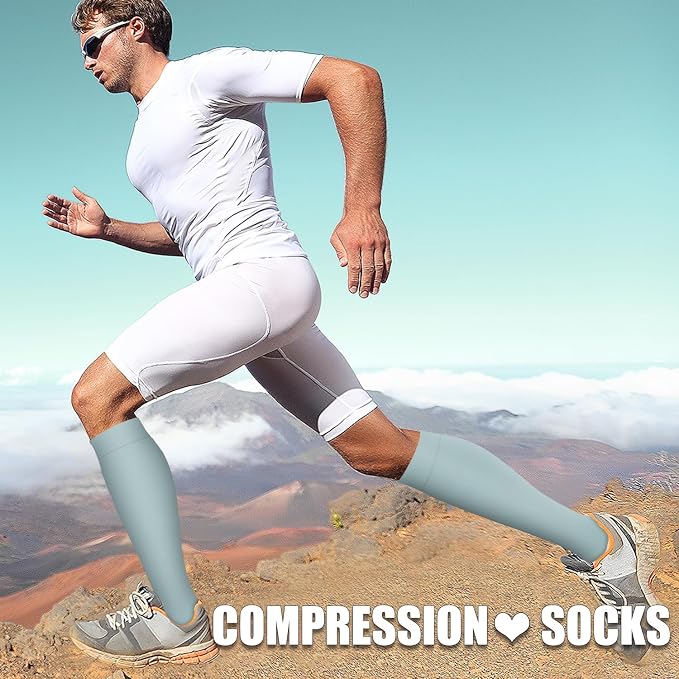 3 Pack Medical Compression Sock-Compression Sock For Women and Men Circulation -Best for Running,Nursing,Athletic Sports - Image 4