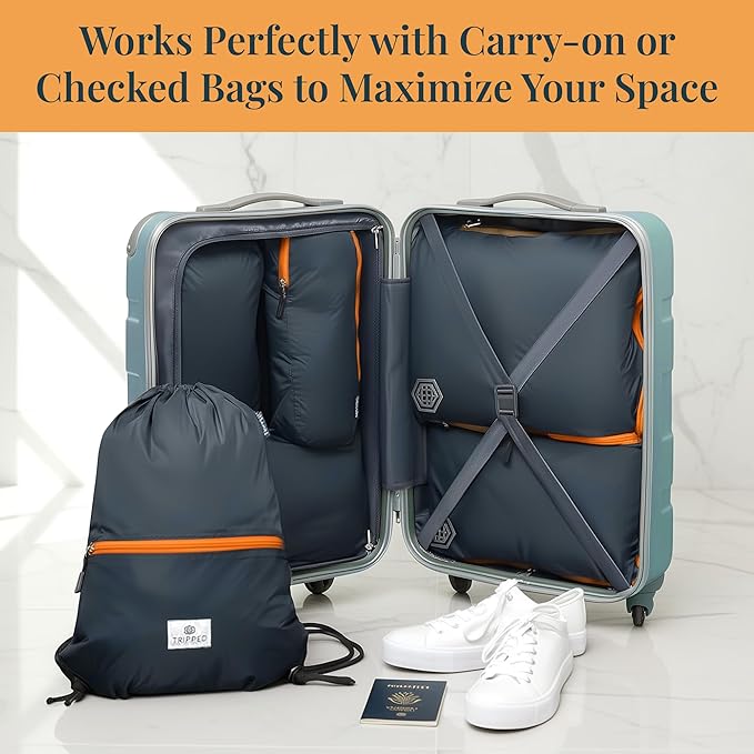 TRIPPED Travel Gear Extra Large Compression Packing Cubes 6-Piece Set - Image 2