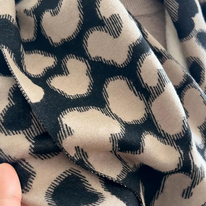 WaJuemy Winter Scarf for Women Dressy Evening Pashmina Shawl Wraps Open Front Poncho Blanket Fashion Travel Shawls Cape Wrap - Image 3