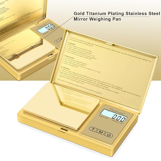 Fuzion Digital Pocket Gram Scale 0.01g x 200g - Jewelry Scale Portable | Easy of Use, Tare Function, 6 Modes Ounces Grains, Batteries Included, Mini Scale for Jewelry, Coins, Herb, Small Food - Image 4