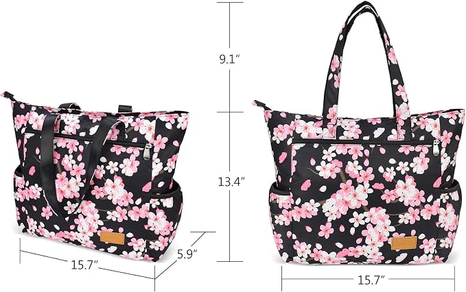 CLOUDMUSIC Shoulder Tote Bag For Nurses Teachers Work Gym Travel Beach Women With Large Capacity Waterproof - Image 4