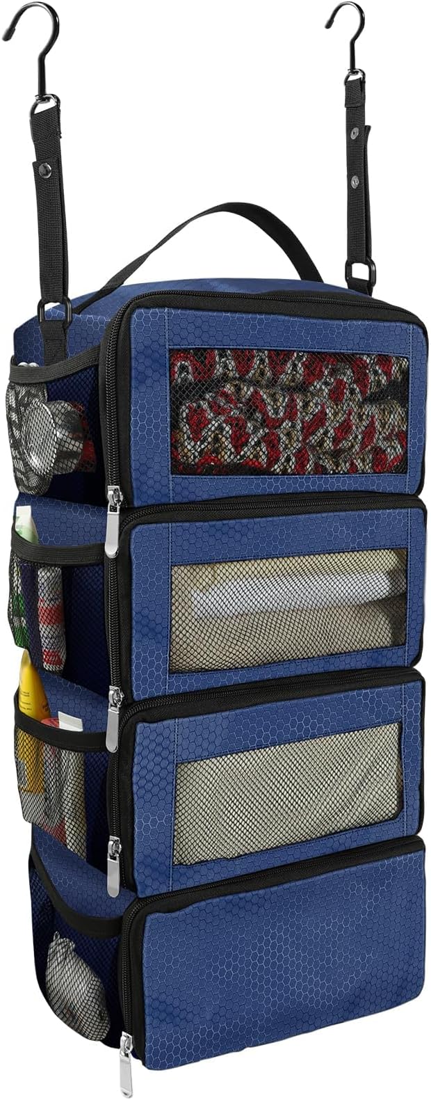 Olosar Suitcase Organizer, Travel Luggage Organizer Portable Hanging Travel Shelves Collapsible Hanging Packing Cubes for Carry on Suitcase by Unknown
