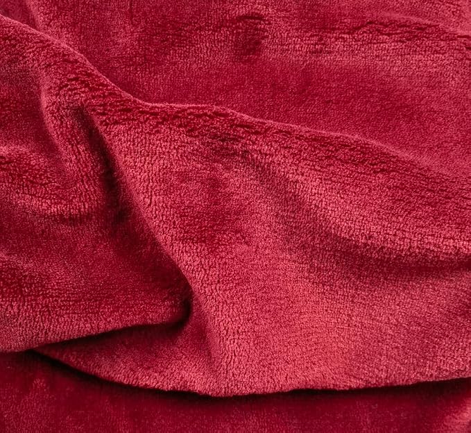 ShezPretty Premium 2in1 Soft Travel Blanket Pillow with Airline Hand Luggage Sleeve and Backpack Clip Airplane (Burgundy) - Image 4