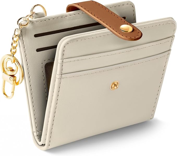Jogjam Small Ladies Women Wallet, Rfid Slim Thin Compact Credit Card Holder | PU Leather Bifold Cash Zipper Coin Pocket ID Window, for Female Ladies Teen Girls Girly Gifts by Jogjam