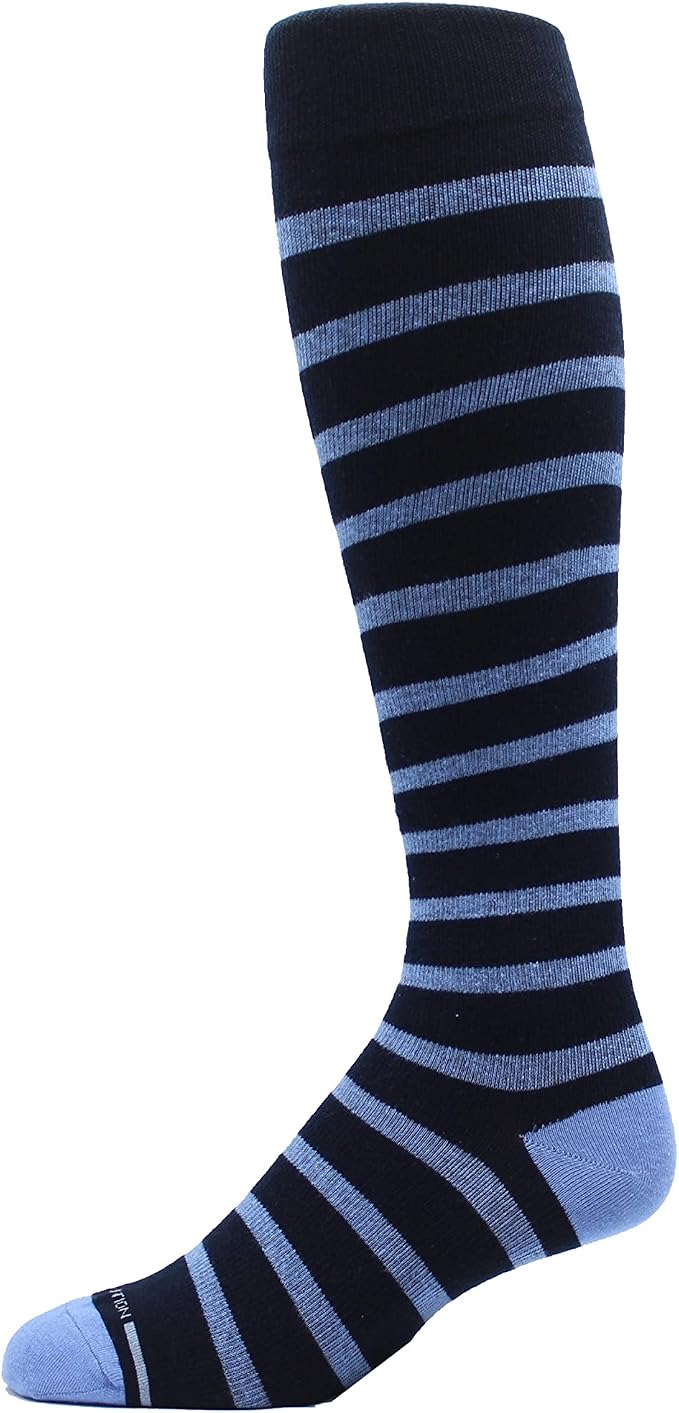 Dr. Motion 4 Pairs Men's Athletic Traveler Graduated Compression Knee High Socks - Image 3