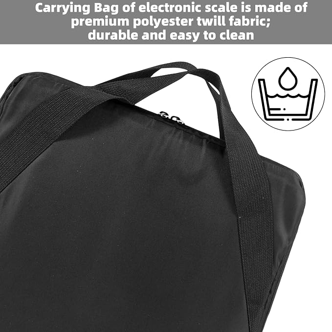 Carrying Bag for Body Composition Monitor Scale, Digital Bathroom Scale Storage Case, 13.5 x 13.5 IN Travel Carrier Case for Most Smart Scale (Bag Only) - Image 6
