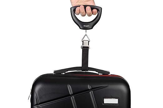 110lb 50kg Portable Digital Hanging Luggage Weight Scale Postal Scales, 2 AAA Batteries (Not Included) (Black) - Image 6