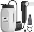 Portable Bidet for Travel Electric Handheld Sprayer 2.5L Large Tank | Dual Spray Modes One-Twist Adjust, 1600mAh Battery, LED Display USB-C Rechargeable, IPX6 Waterproof, for Women Men by Morfone