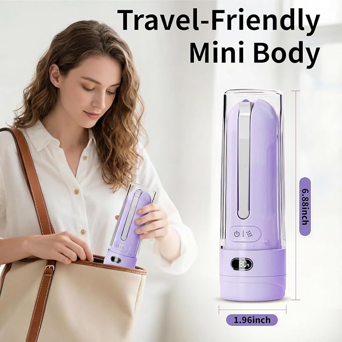 Portable Bidet for Travel,Personal Hygiene Sprayer Bottle for Women Men | Mobile Bidet Portable for Toilet,Electric Handheld High-Pressure Foldable USB-C Battery-Powered - Image 2