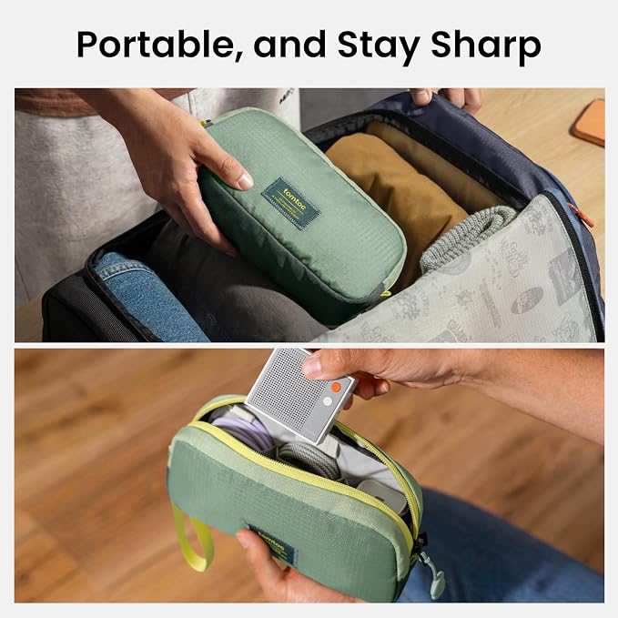 tomtoc Electronics Organizer Travel Case Performance, Cable Tech Pouch | Water Resistant Accessories Bag Carry Storage for Cord, Phone, Cables, Airpods, USB Flash Drive, Daily Items - Image 5