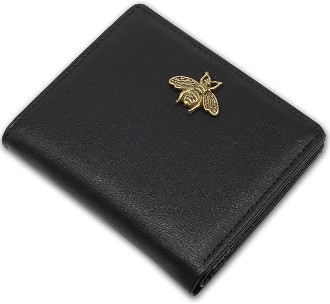 Small Women Wallet RFID Blocking Bifold Pocket Wallet Slim Compact Ladies Purse Mini Wallets For Women (Black) | Small by Altally