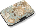 Rimilak Aluminuml Credit Card Holder,Butterfly Flower | Mini Credit Card Wallet RFID Blocking Slim Metal Hard Case for Women Men by Rimilak