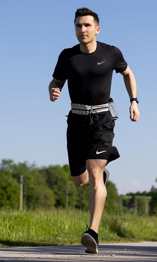 Fitgriff® Running Belt for Men & Women - Secure Jogging Pouch for Phone, Keys & Essentials - For All Cell Phones - Image 3